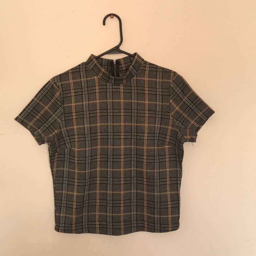 High neck top